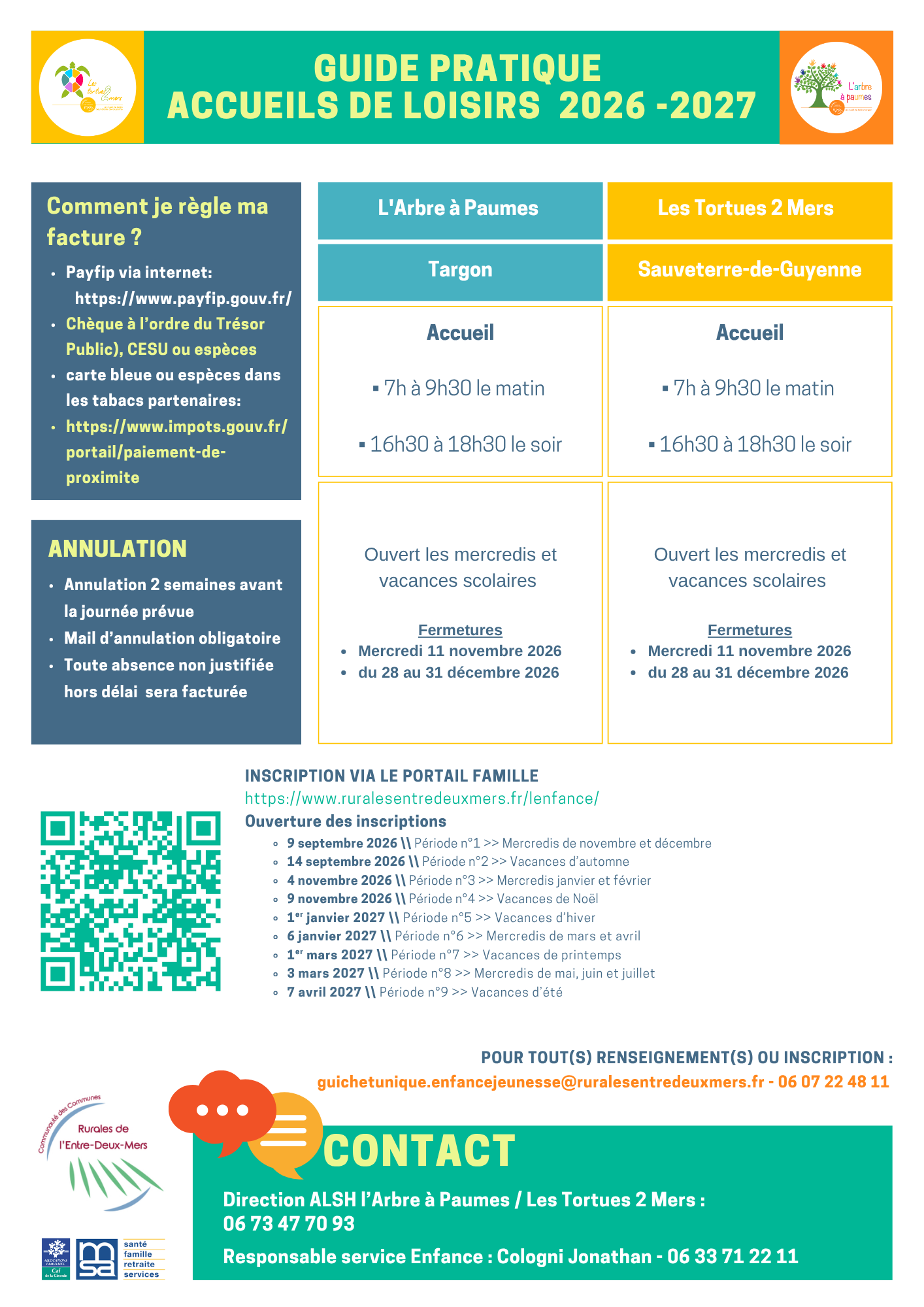 guide accueils loisirs